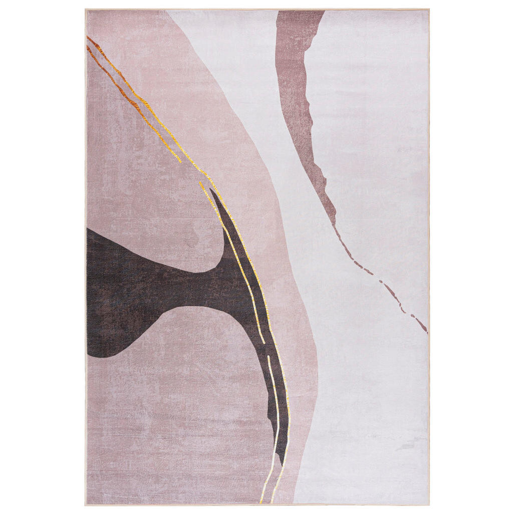 Mazovia KOBEREC béžový geometrický glamour - 120 x 170 cm