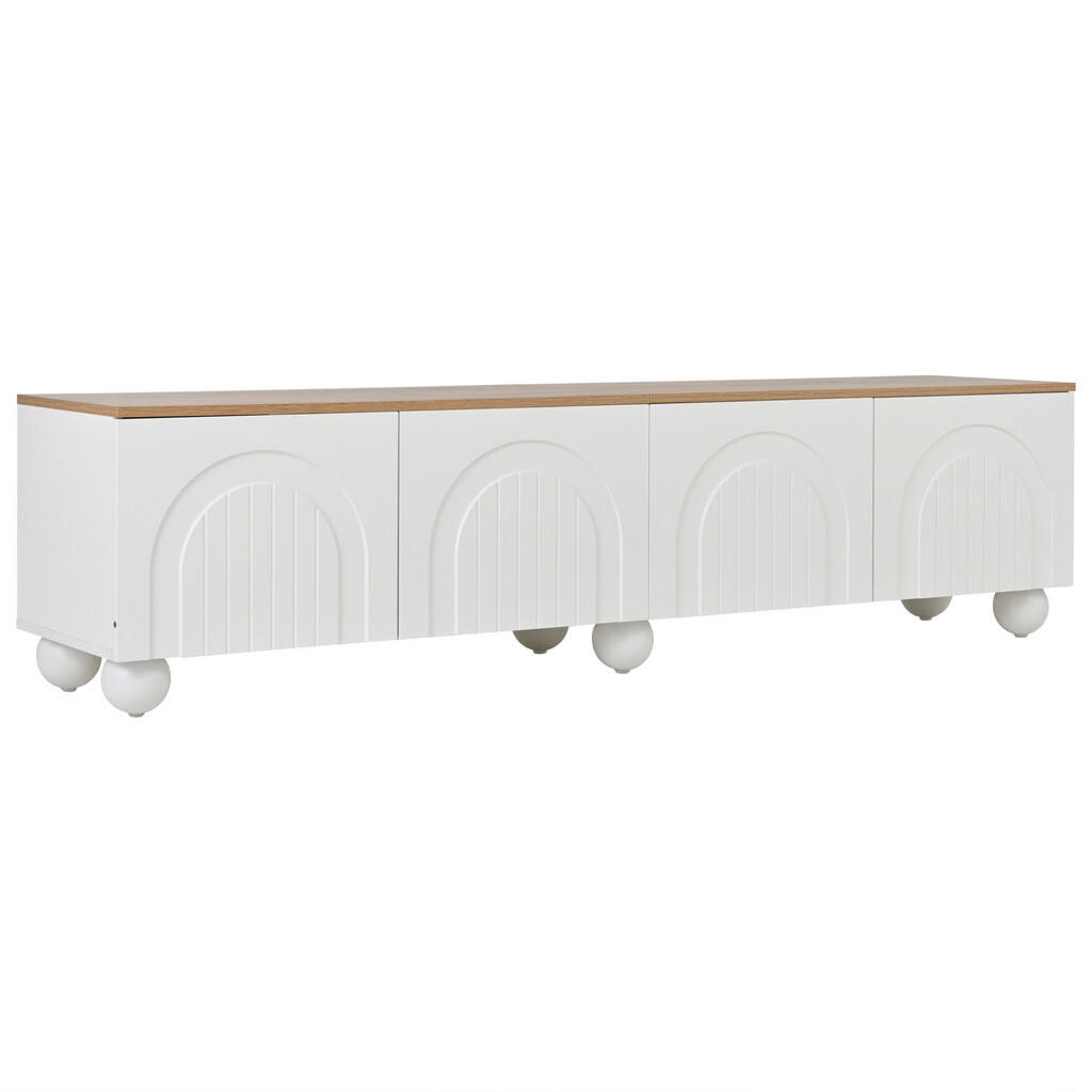 Urban Meuble TV STOLEK 180 cm v bílé barvě a dekoru dub