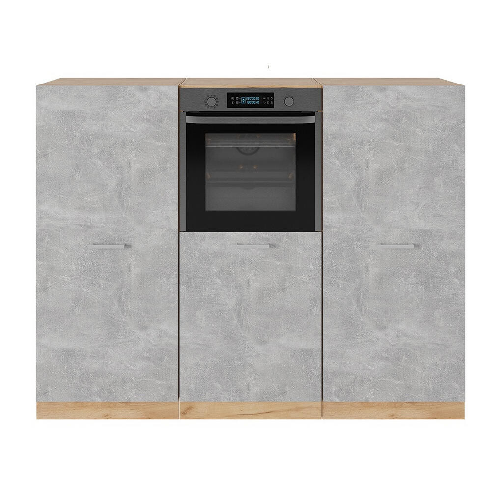 Vicco KUCHYŇSKÝ BLOK R-Line Beton/zlatý dub 180 cm bez pracovní desky