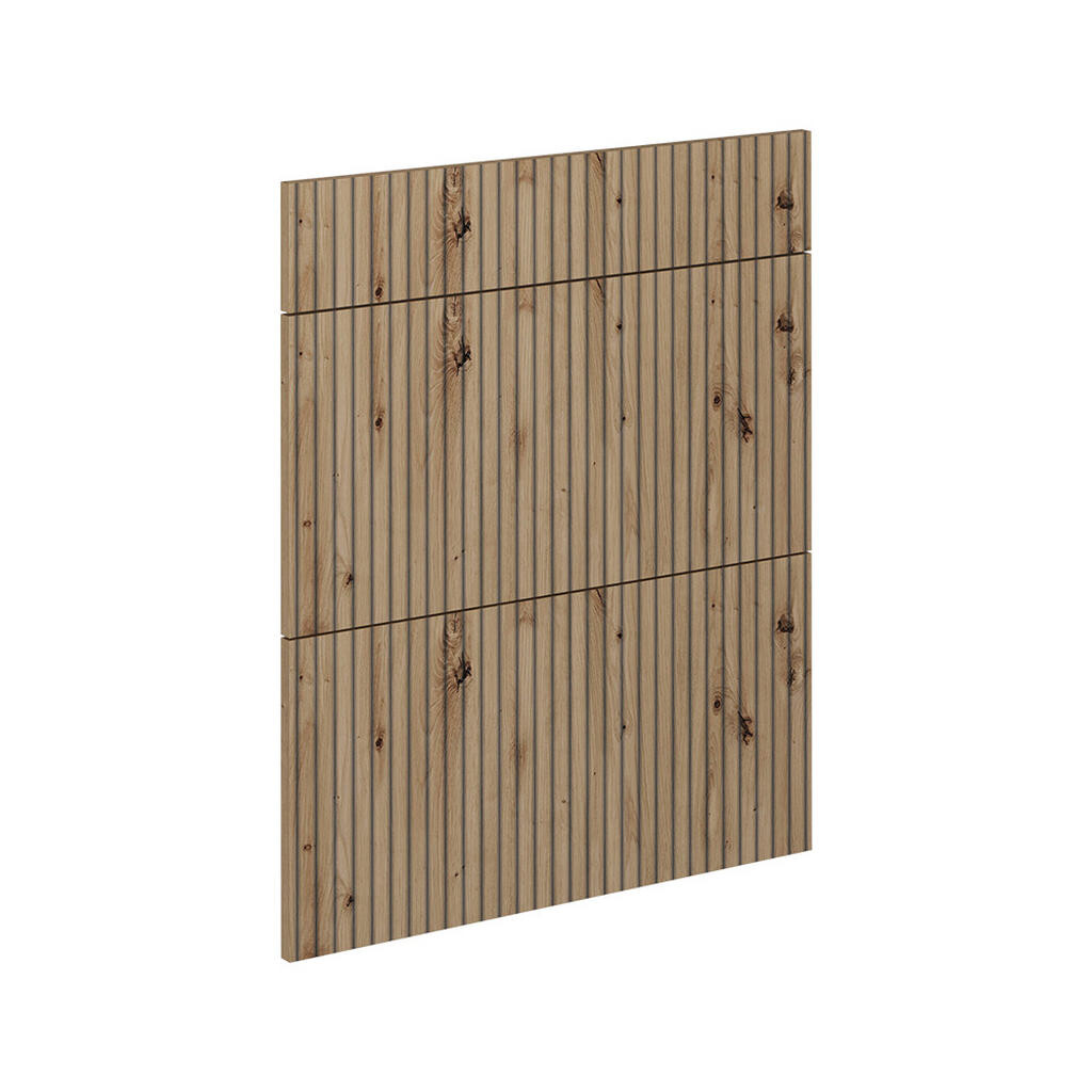 Vicco KUCHYŇSKÁ DVÍŘKA R-Line Řemeslný dub 59.6 x 70.4 cm nábytková čela pro spodní skříňku se zásuvkami