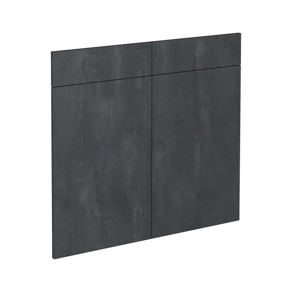 Vicco KUCHYŇSKÁ DVÍŘKA R-Line Černý beton 79.2 x 70.8 cm nábytková čela pro spodní skříňku se zásuvkami