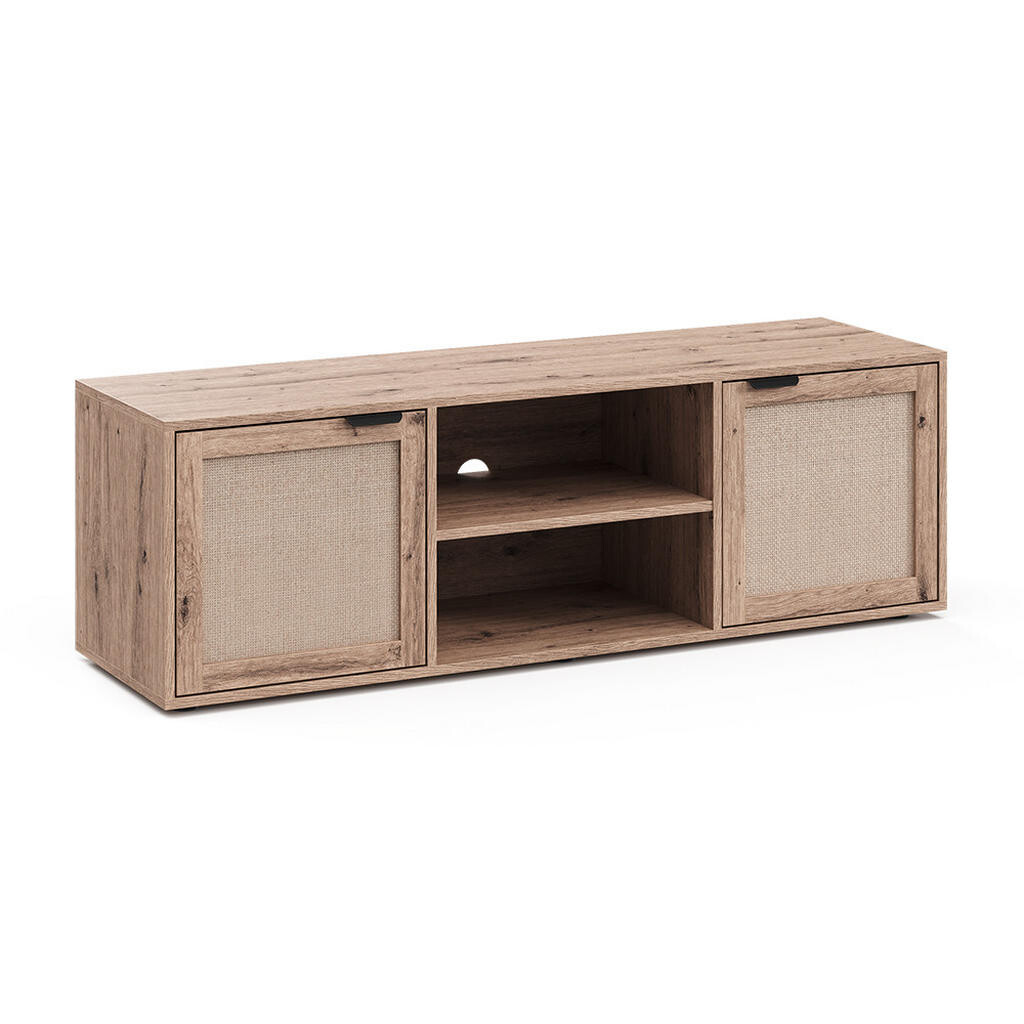 Vicco NÍZKÝ NÁBYTEK POD TELEVIZI Elven, Dub, 135 x 43.5 cm se 2 dveřmi