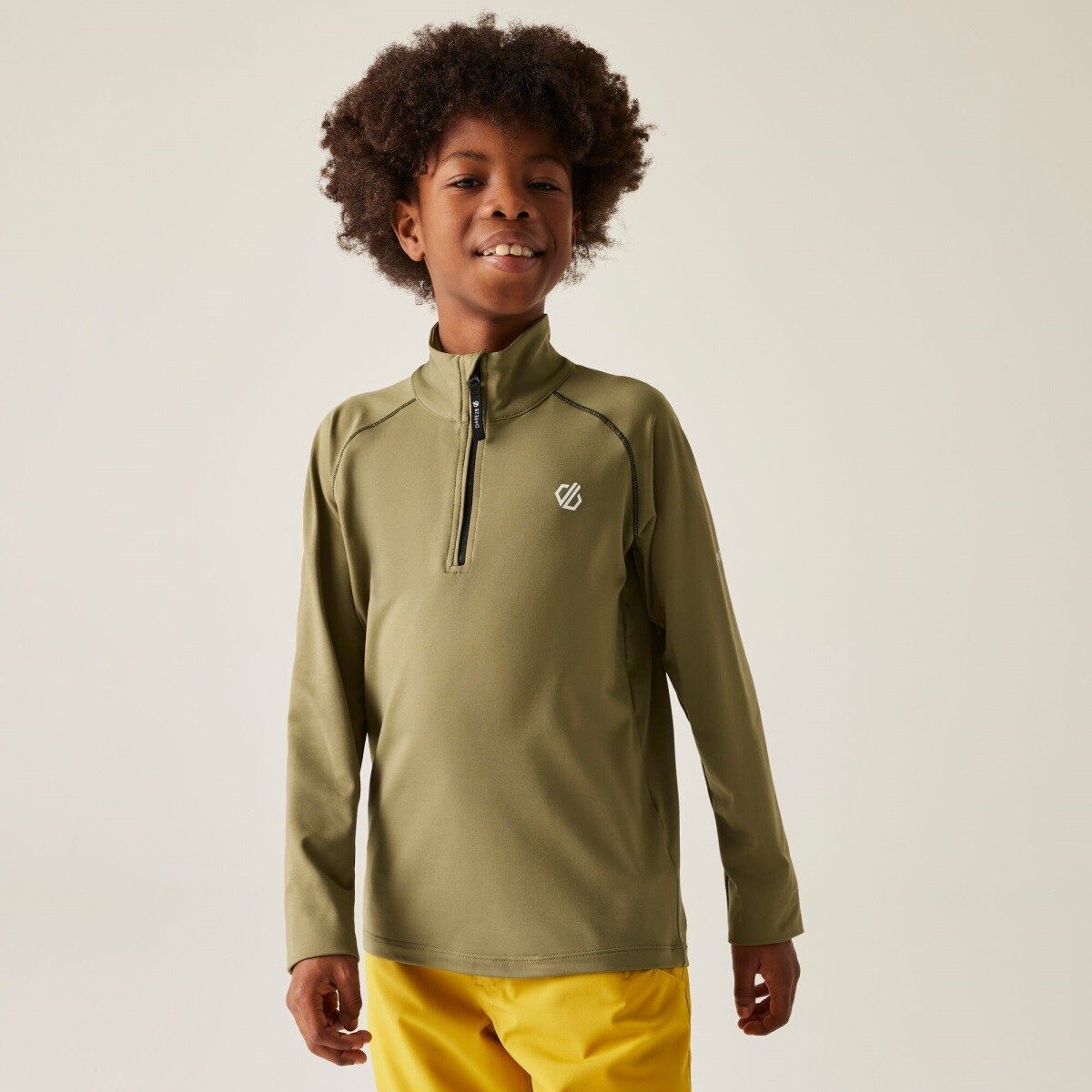 Dětské funkční tričko dare2b consist ii khaki 122-128