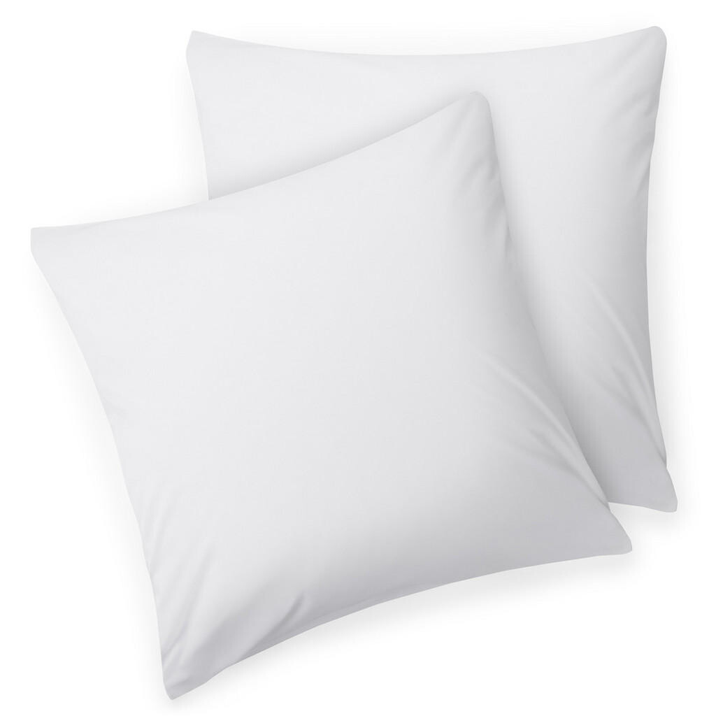 Blumtal POVLAK na polštář Agneta 60/60 cm, sada 2 ks, 100% bavlna, bílá