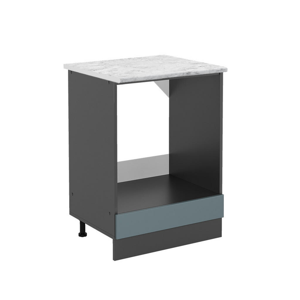 Vicco SKŘÍŇKA NA VESTAVĚNOU TROUBU R-Line Modrošedá 60 cm PD Mramor