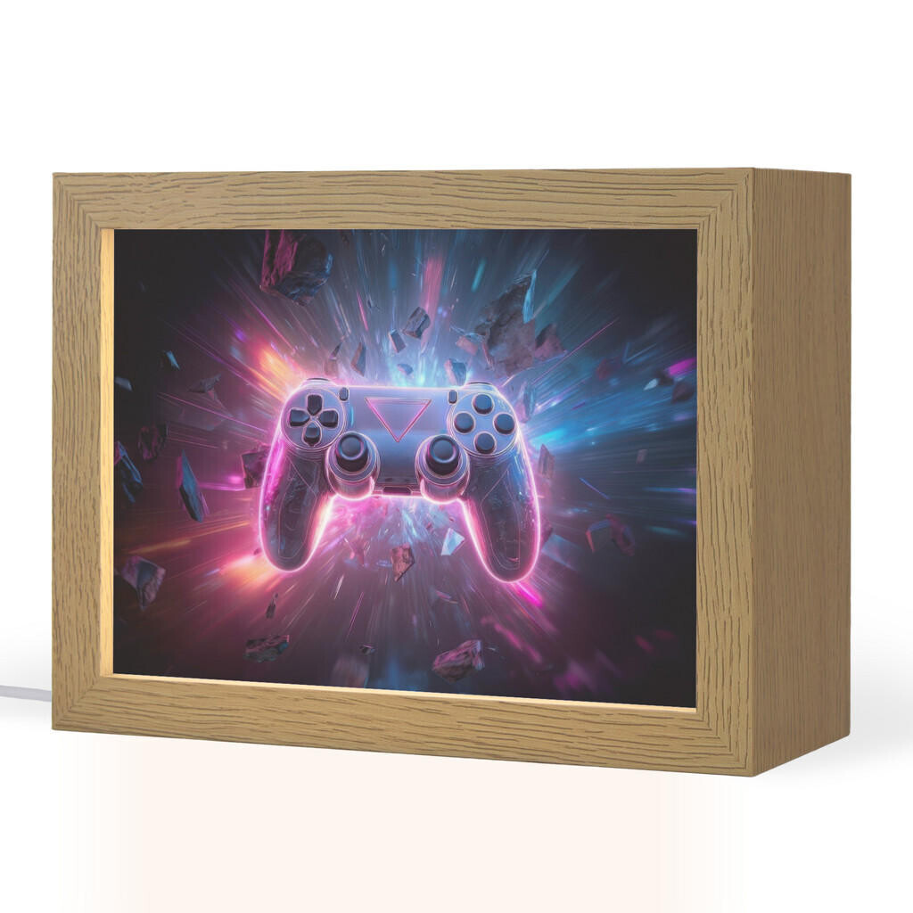 OnlyWow NOČNÍ LAMPIČKA Controller - Neon - Explosion - Abstraktní 20x15 cm