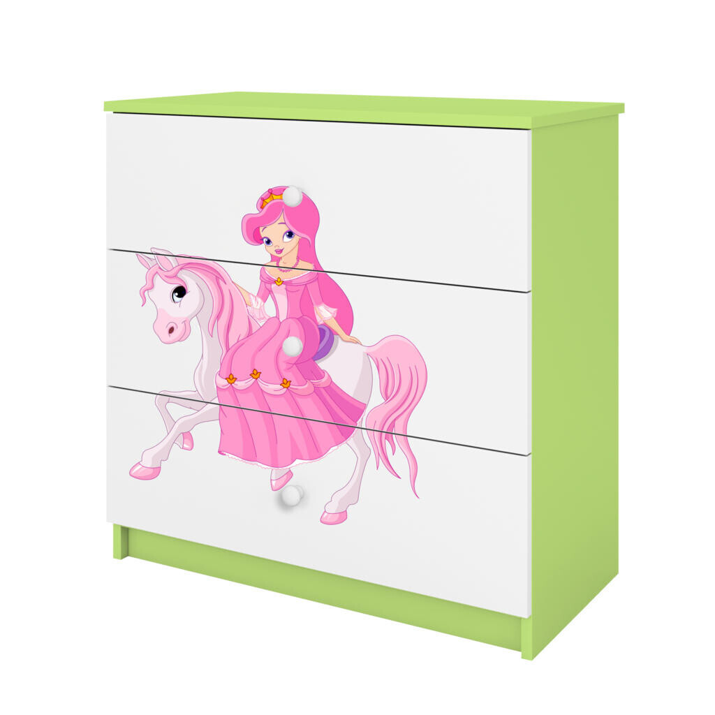 RAUMHIRSCH FURNITURE KOMODA Babydreams Princezna na koni 81/81/41