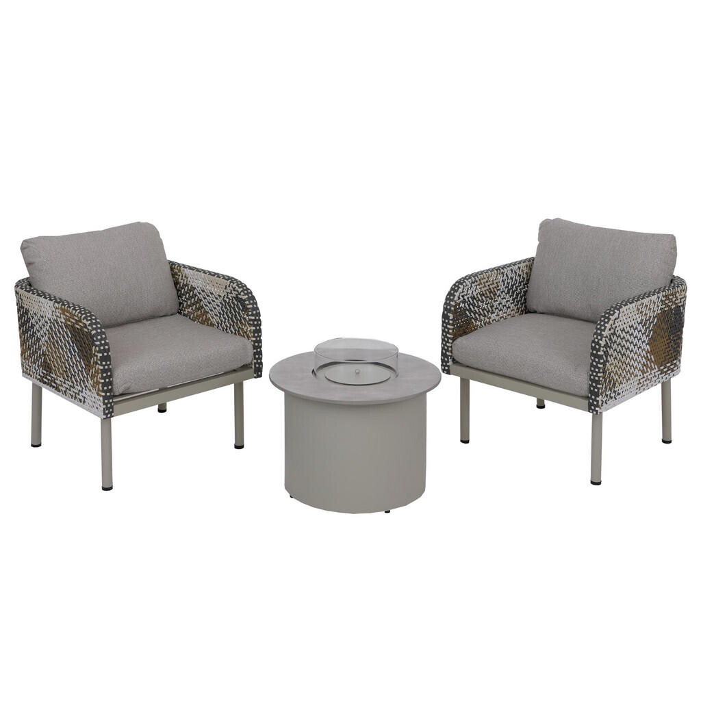MCW POLY-RATTAN SADA Béžová