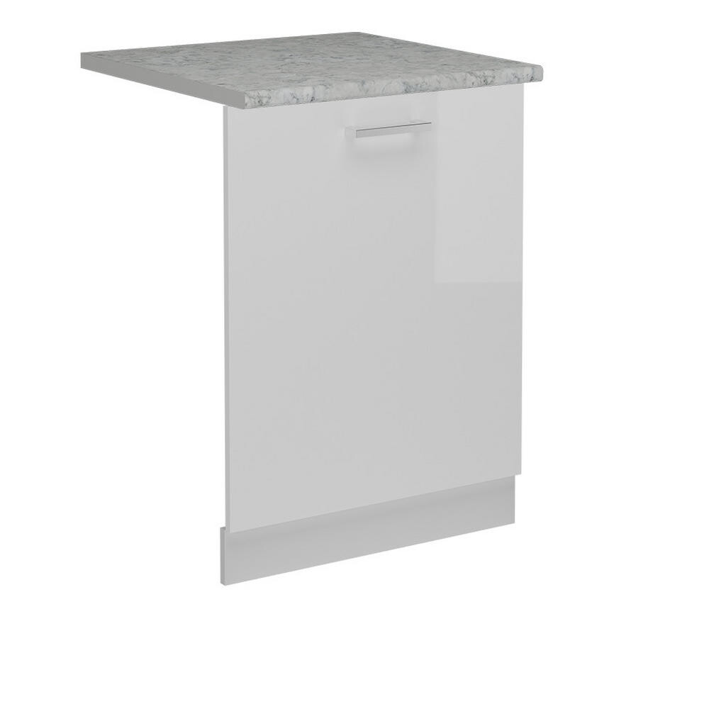 Vicco PŘEDNÍ PANEL R-Line Bílá vysoký lesk 60 cm s pracovní deskou