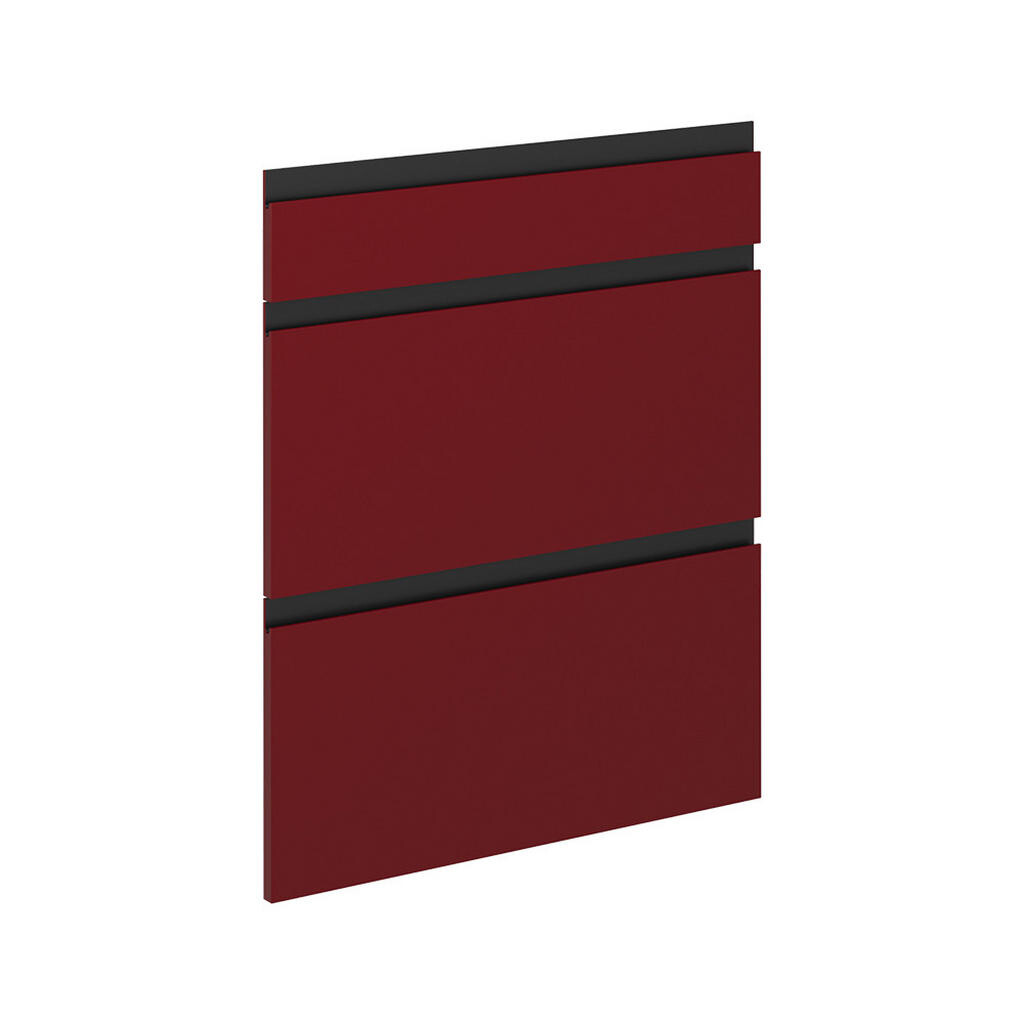 Vicco KUCHYŇSKÁ DVÍŘKA R-Line Červená 59.6 x 70.4 cm nábytková čela pro spodní skříňku se zásuvkami