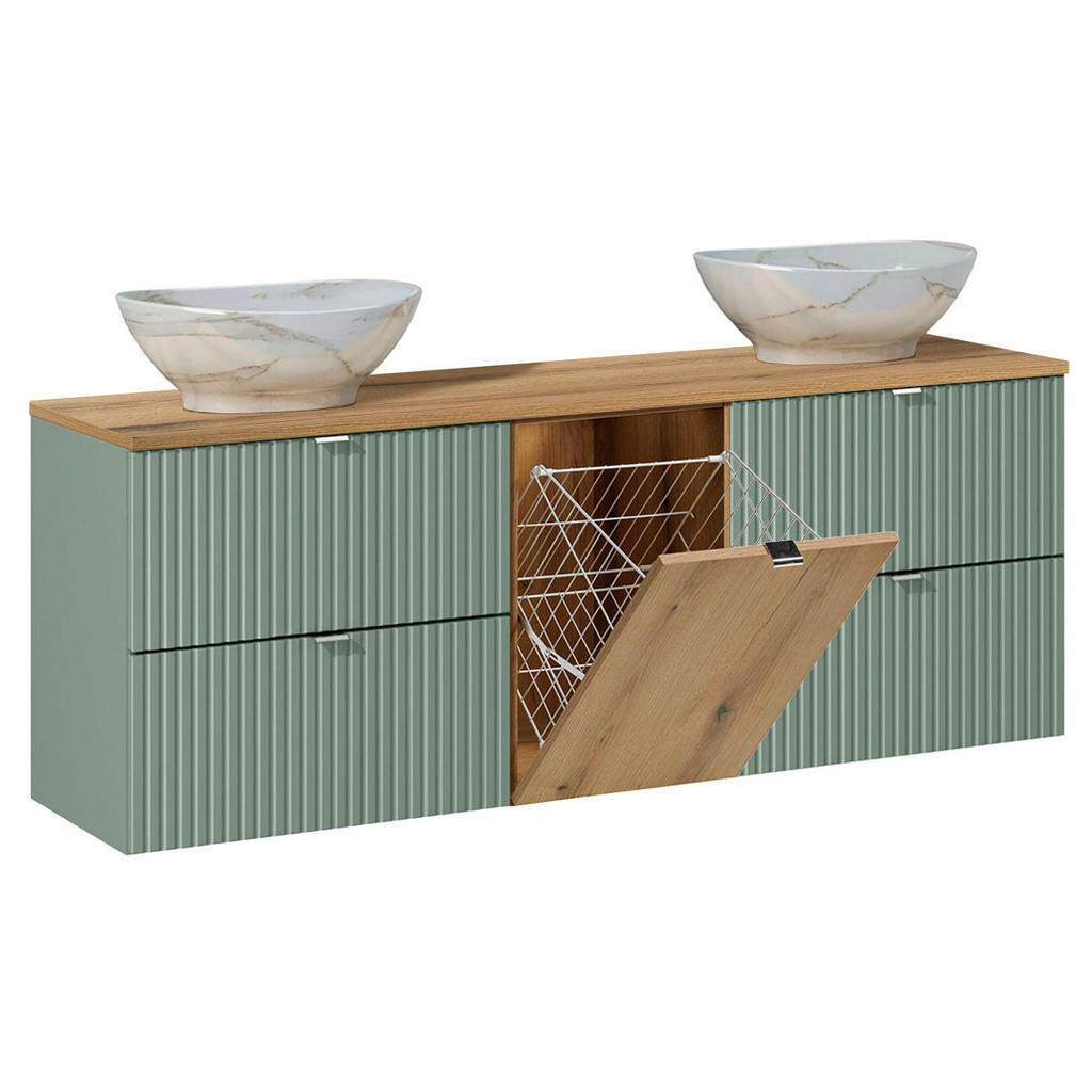 Petits-meubles DVOJUMYVADLO 160.4cm Jade Zelená