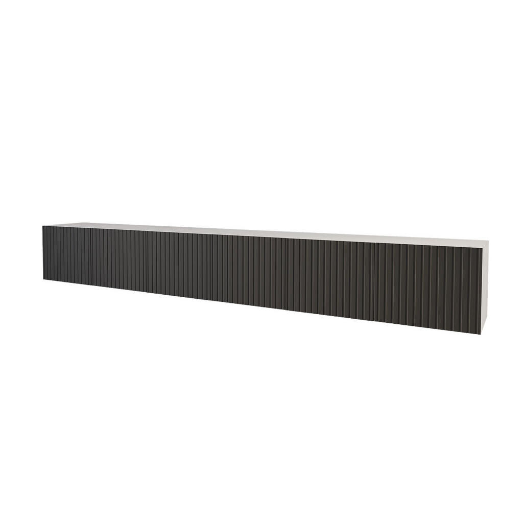 ALTDECOR LOWBOARD KITO-W 3x100x40x40 cm – bílá / černá