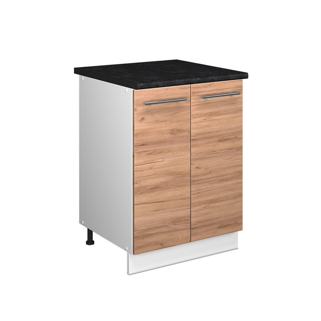 Vicco SKŘÍŇKA POD DŘEZ Fame-Line, Zlatý mocný dub/Bílá, 60 cm