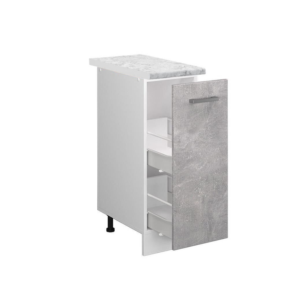 Vicco LÉKÁRNIČKOVÁ SKŘÍŇKA R-Line Beton 30 cm s pracovní deskou