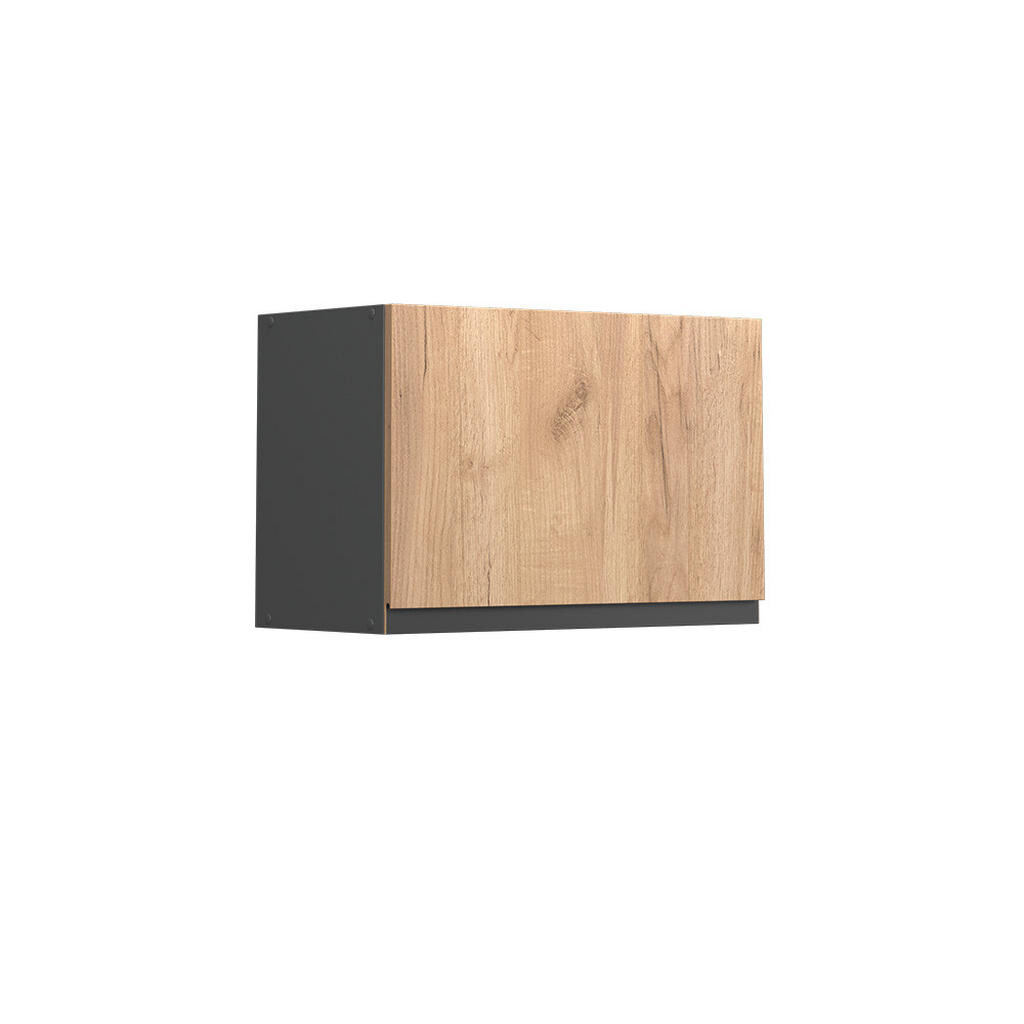 Vicco VĚŠÁK NA STĚNU R-Line Zlatý mocný dub 60 cm Tvar J, plochý