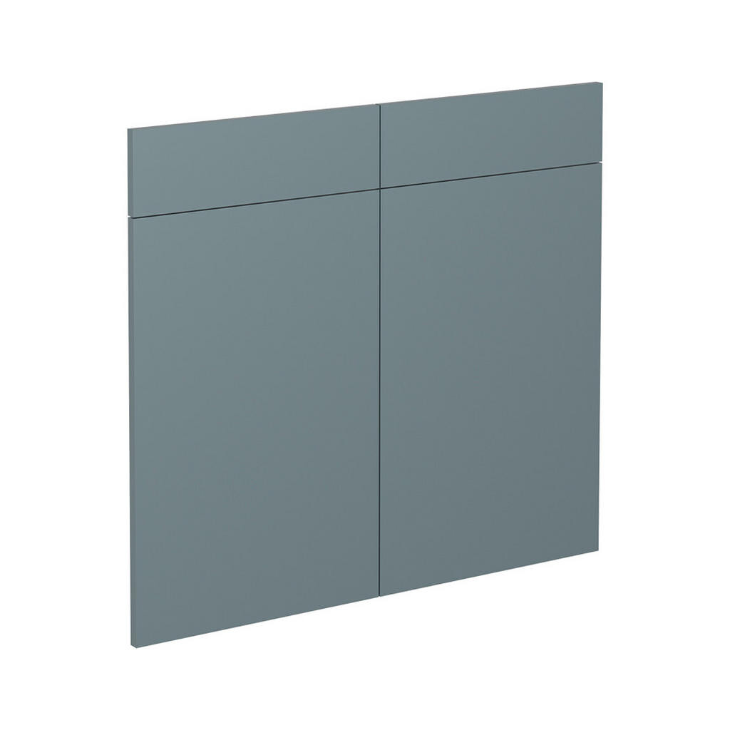 Vicco KUCHYŇSKÁ DVÍŘKA R-Line Modrošedá 79.2 x 70.8 cm nábytková čela pro spodní skříňku se zásuvkami
