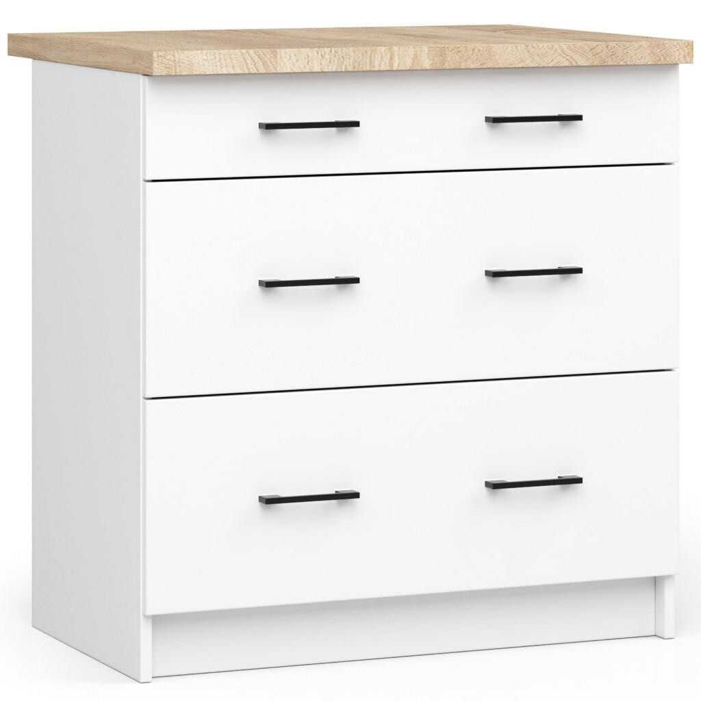 RAUMHIRSCH FURNITURE SPODNÍ SKŘÍŇKA Bílá 85/80/46