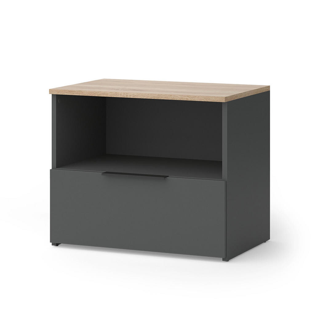 Vicco KREDENC Wido Anthracite/Sonoma 60 x 50 cm s klapkou