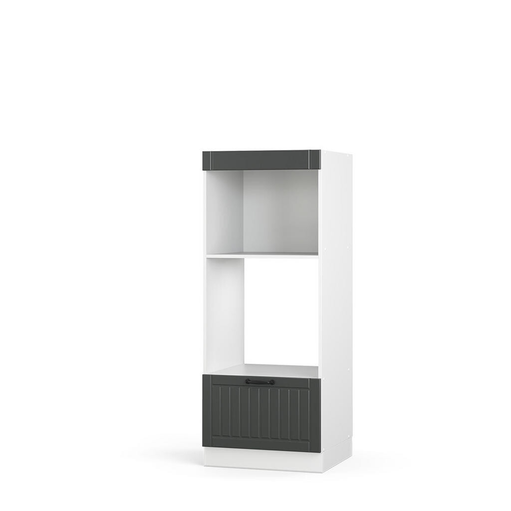 Vicco SKŘÍŇKA NA MIKROVLNNOU TROUBU Fame-Line Antracitový venkovský dům 60 cm otevřený