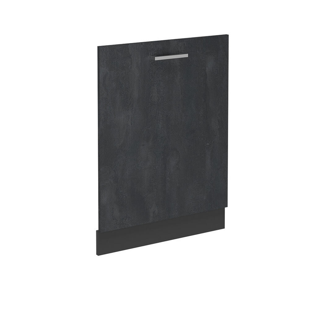 Vicco ČELNÍ PANEL MYČKY R-Line Černý beton 60 cm bez pracovní desky