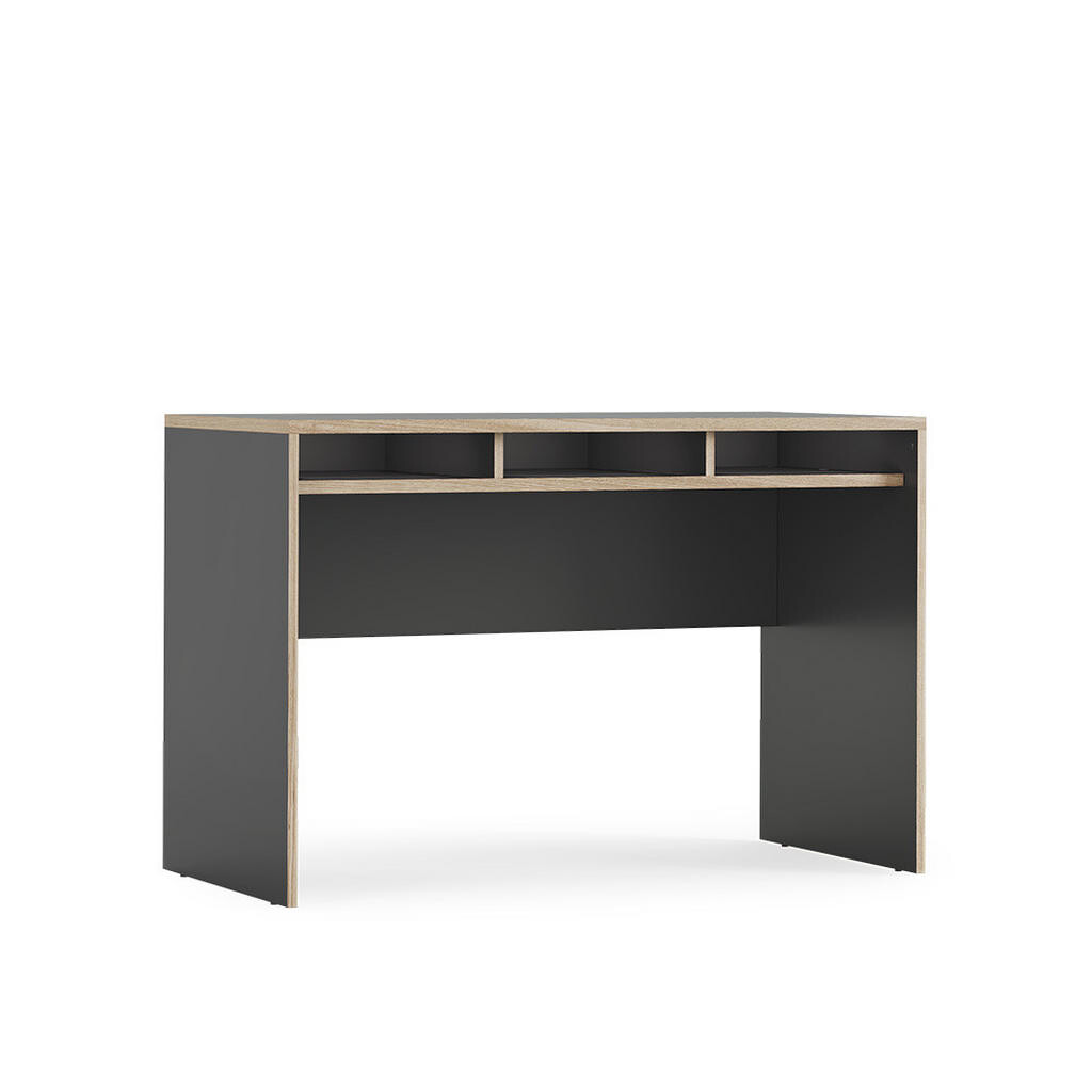 Vicco PSACÍ STŮL Tetrix Antracit 112 x 55 cm se 3 přihrádkami