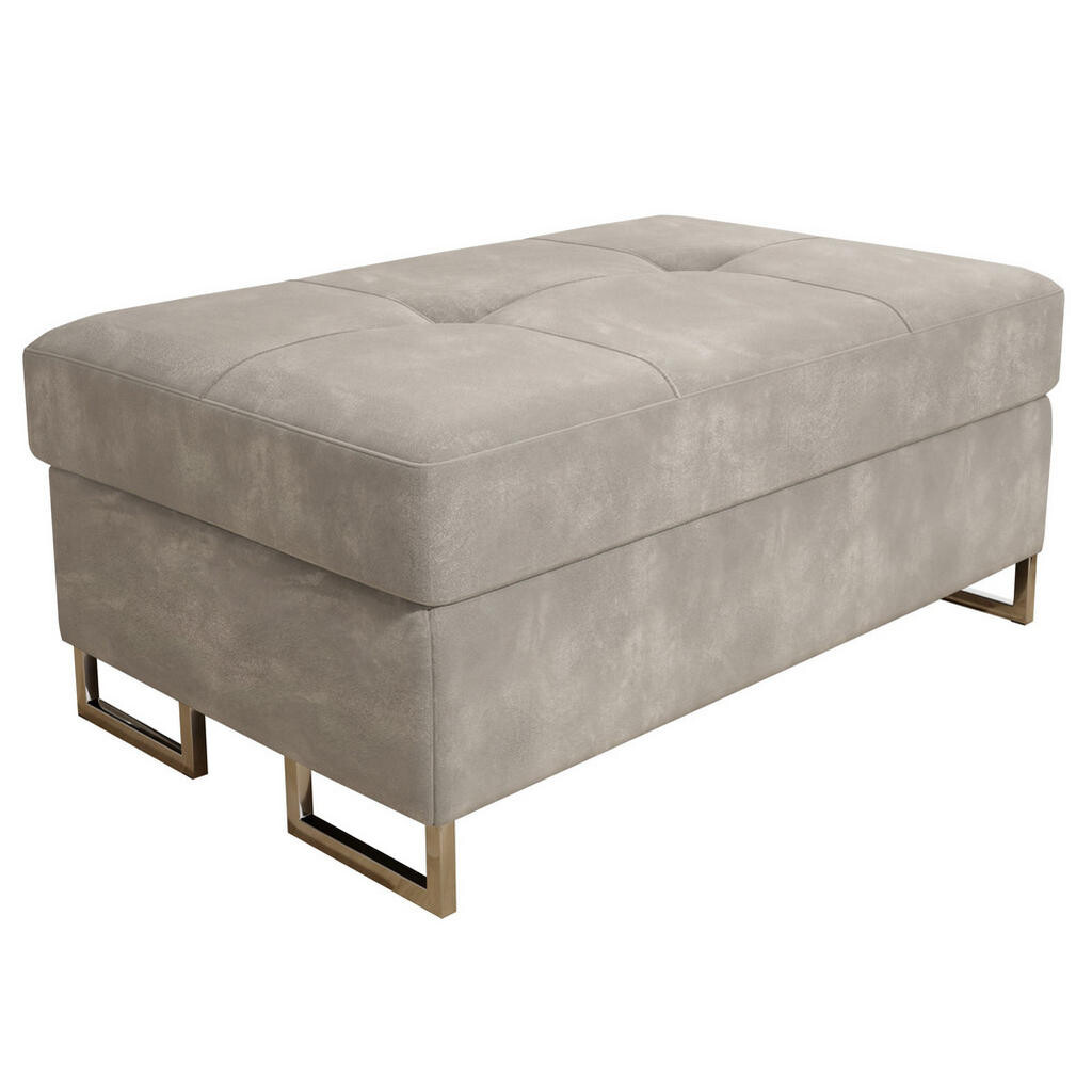 MASSENO MASSENO Taburet BARLET, Puf, Vanilla
