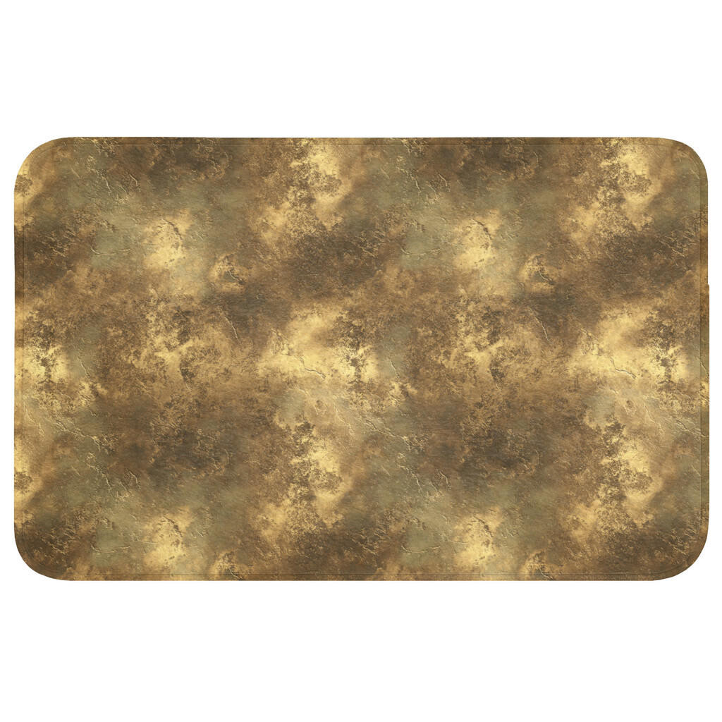 OnlyWow WC PŘEDLOŽKA Antique - metalický vzhled - Gold 80x50 cm