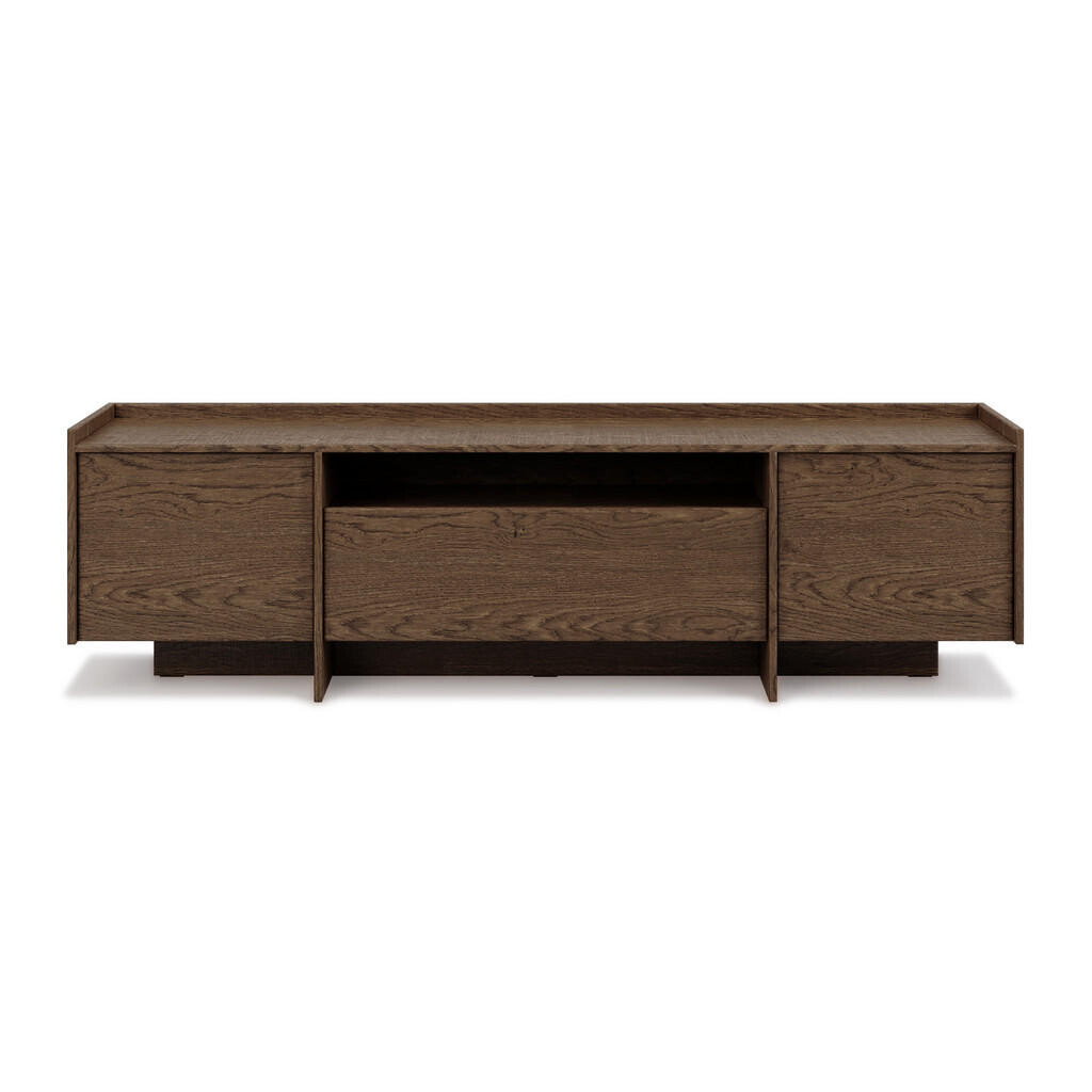 Beautysofa NÍZKÁ KOMODA Juni se 3 dvířky, 200 cm, dub Baltic Storm
