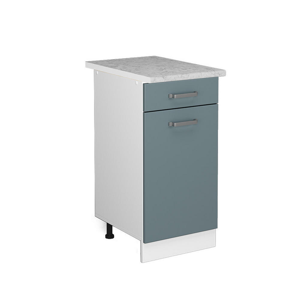Vicco SPODNÍ SKŘÍŇKA KUCHYŇSKÉ LINKY R-Line Modrošedá 40 cm s pracovní deskou