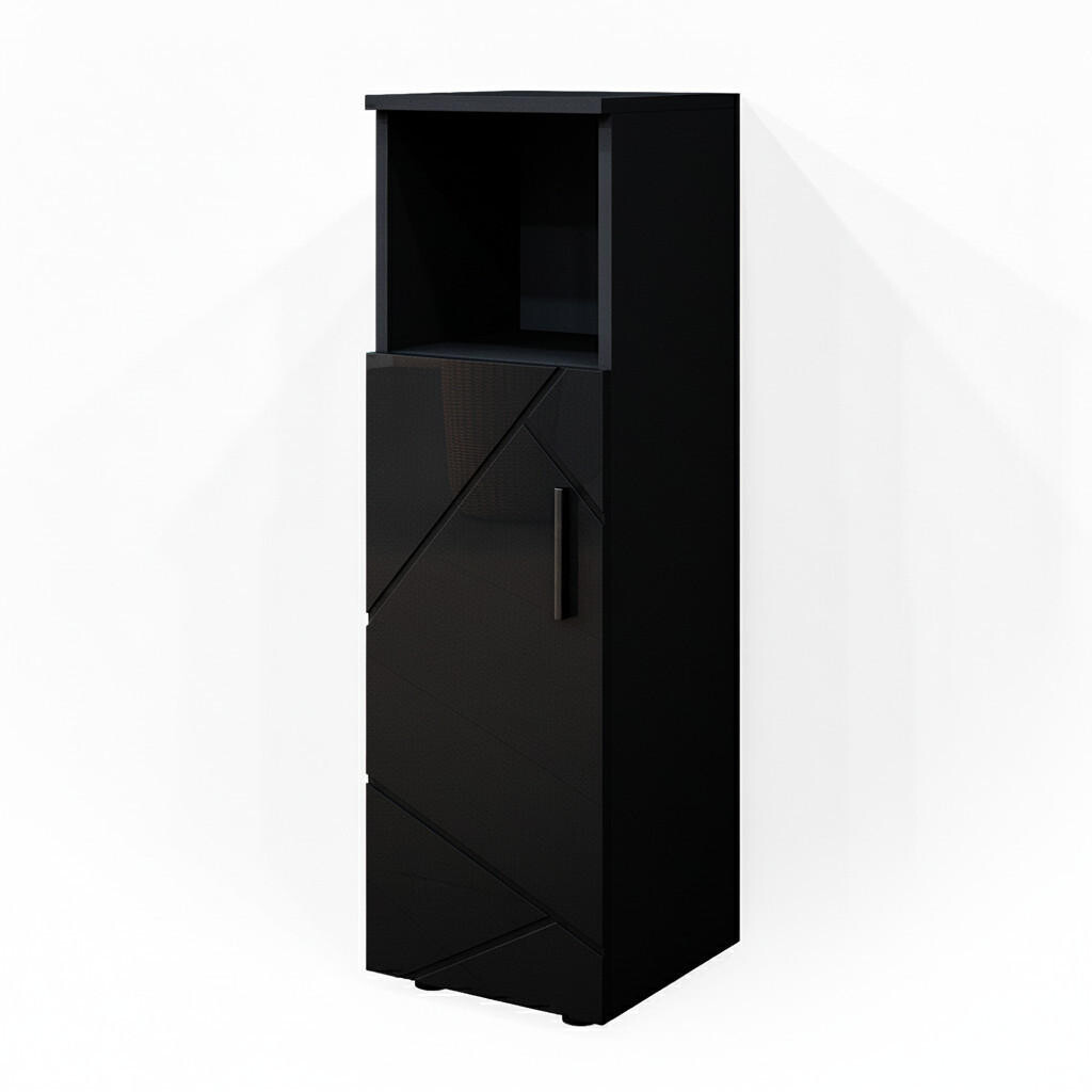 Vicco STŘEDNÍ SKŘÍŇKA Irma Antracitový vysoký lesk 30 x 95 cm
