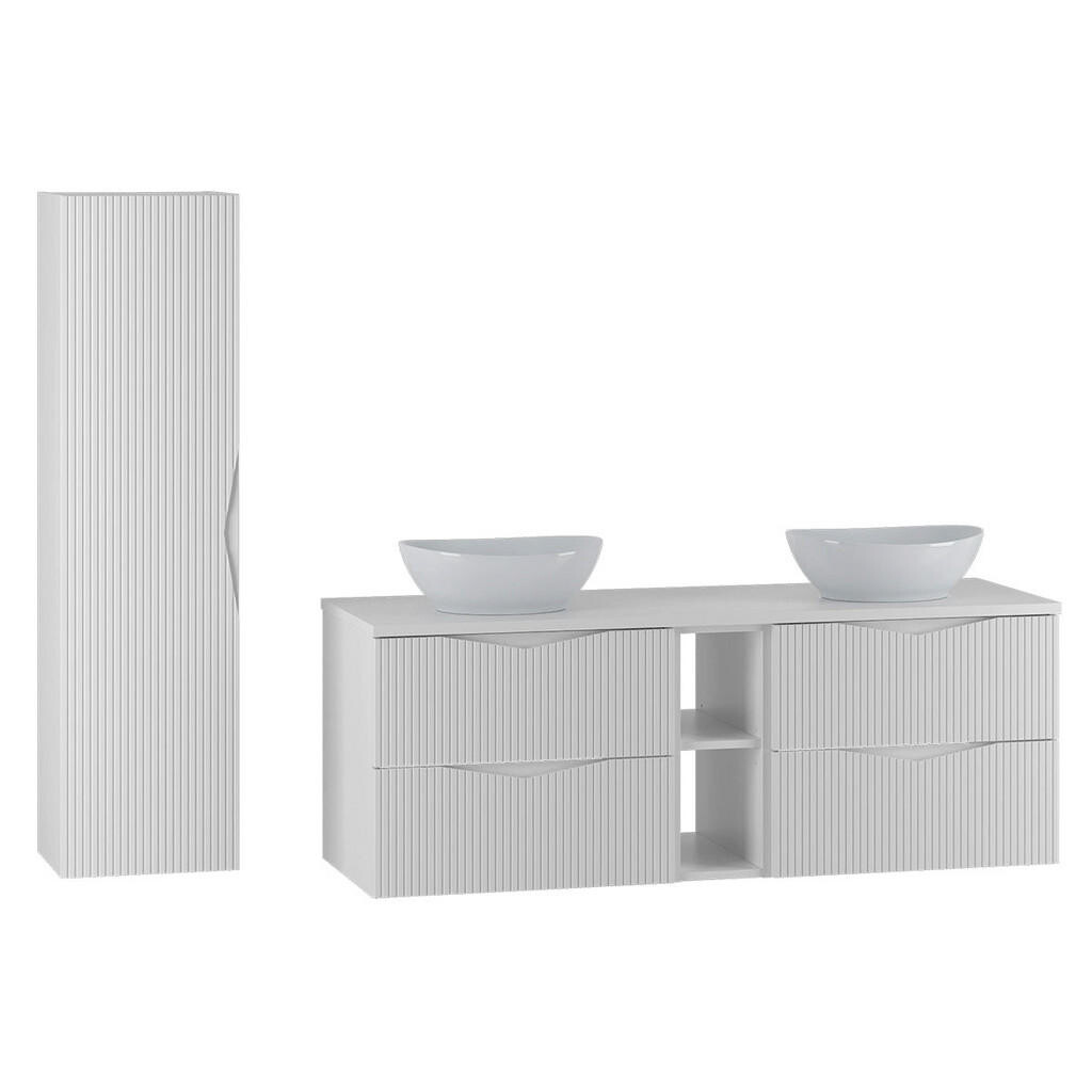 Petits-meubles KOUPELNOVÝ NÁBYTEK 140.6cm Tao 2er-Set Bílá