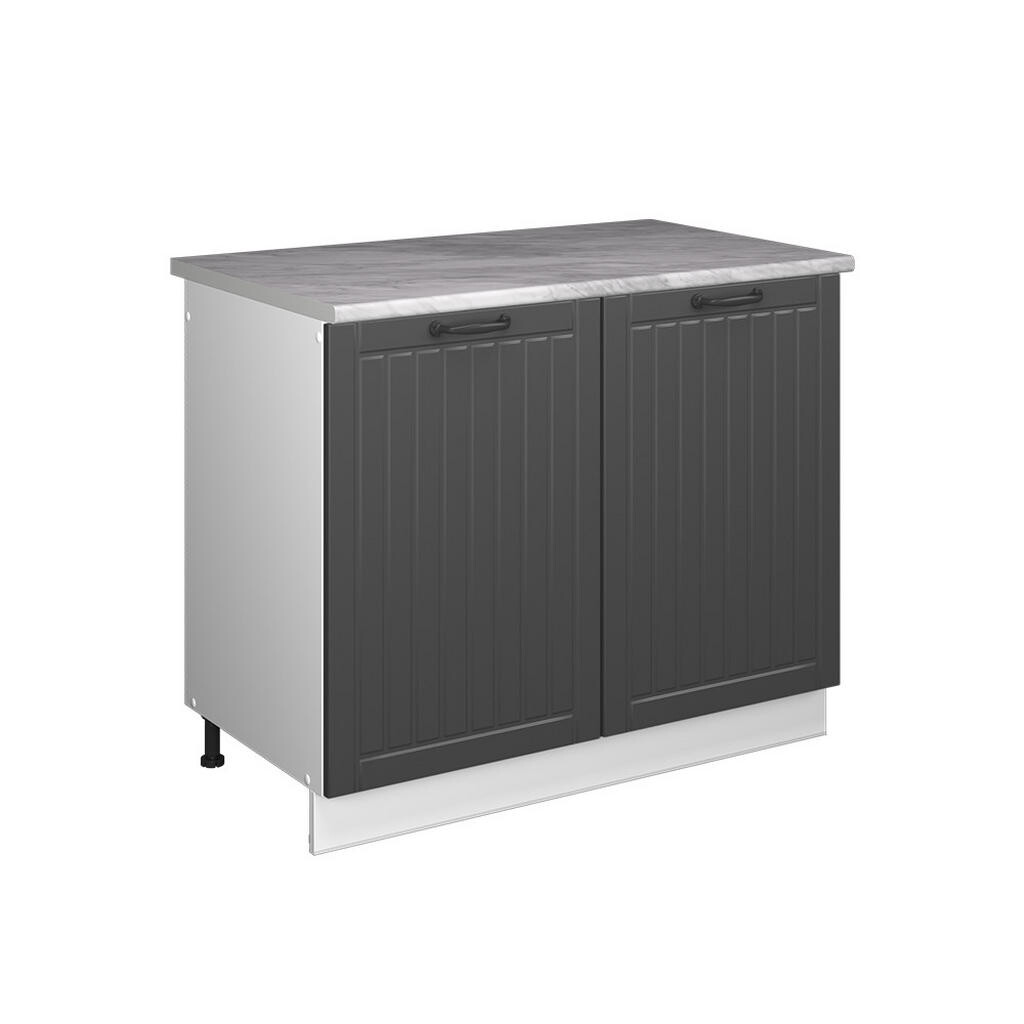 Vicco SKŘÍŇKA POD DŘEZ Fame-Line, Tmavě šedá/Bílá, 100 cm, PD Mramor