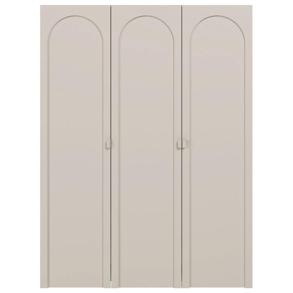 Selsey ŠATNÍ skříň Arkadia kašmírově šedá, 3dveřová, 150 cm