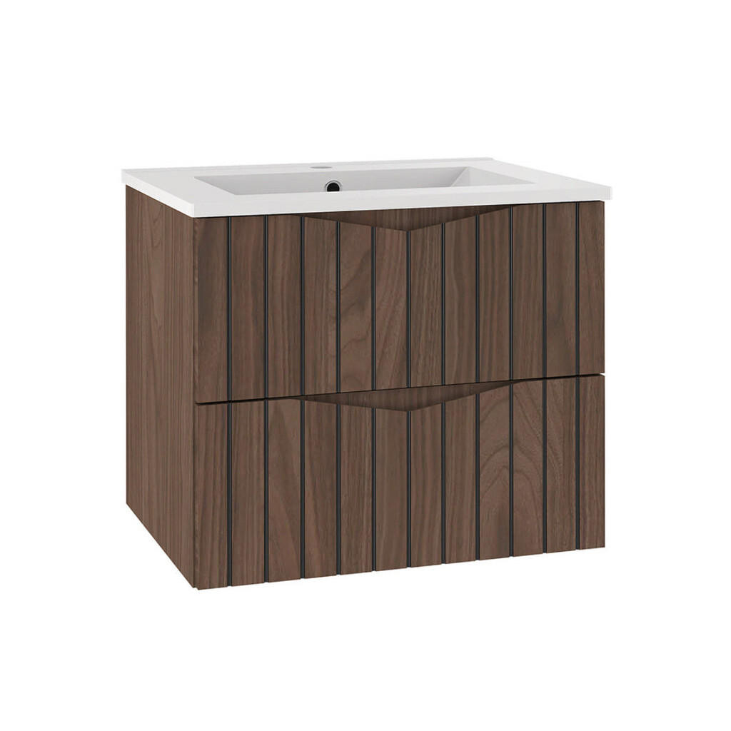 Petits-meubles UMYVADLO 60cm Siena Dřevo a černá