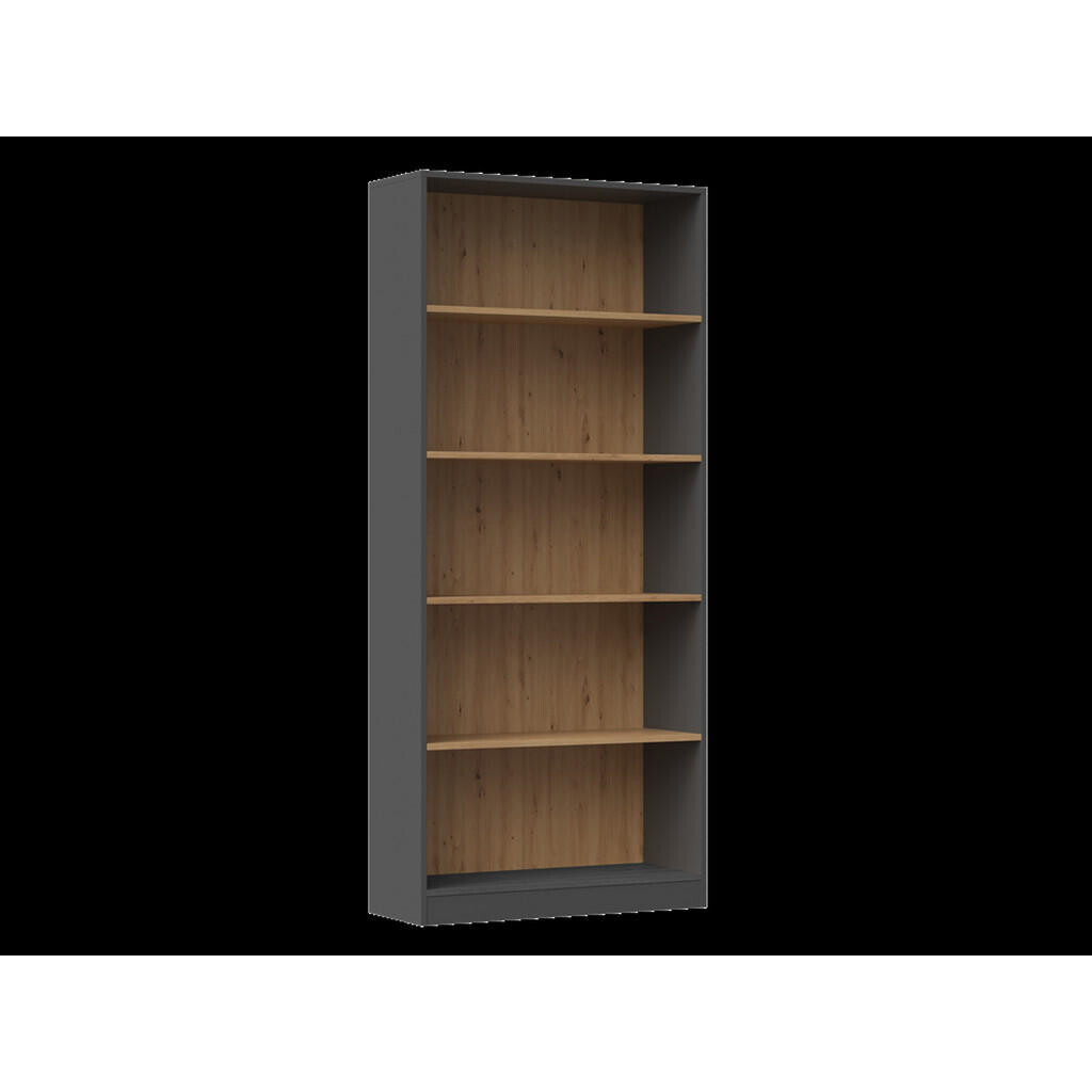 RAUMHIRSCH FURNITURE KNIHOVNA antracitová, Artisan 80/182/30