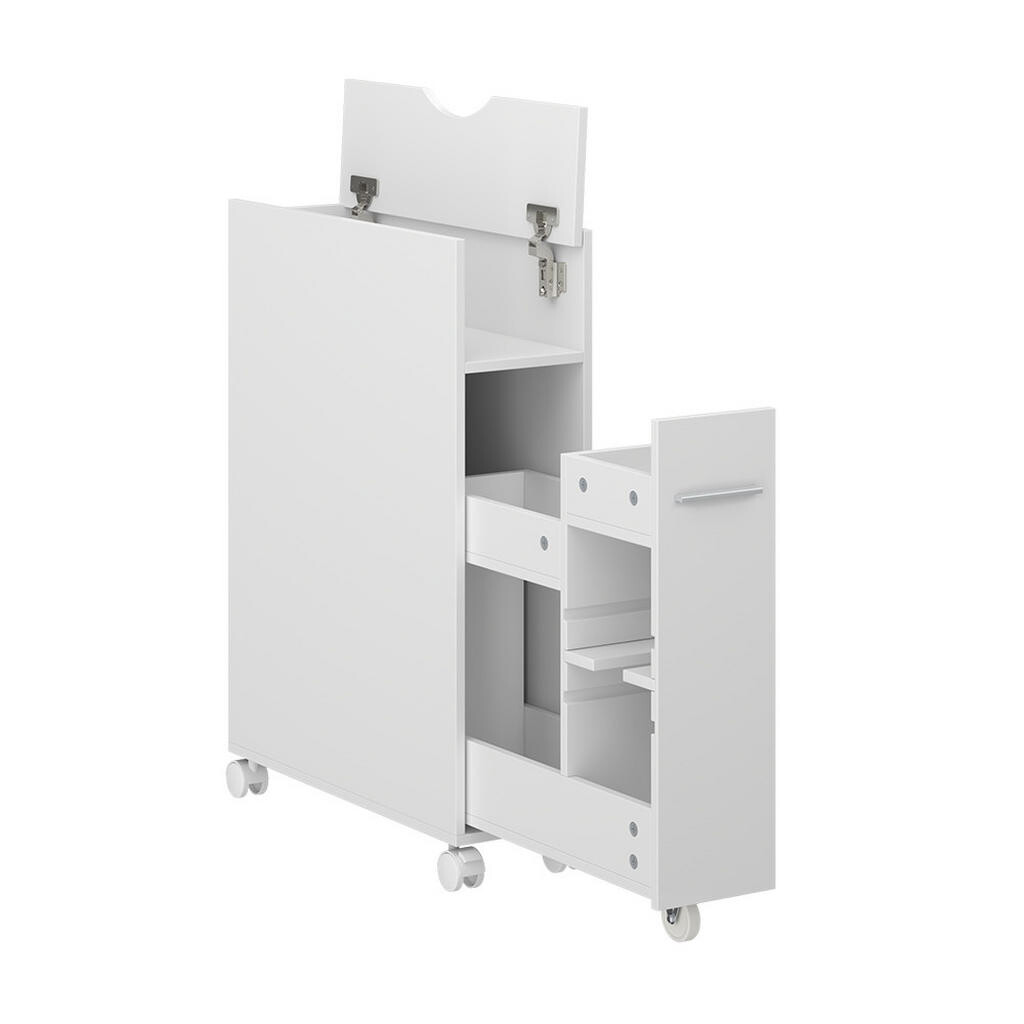 Vicco TOALETNÍ SKŘÍŇKA Niva Bílá 18 x 71.3 cm S výsuvnou přihrádkou