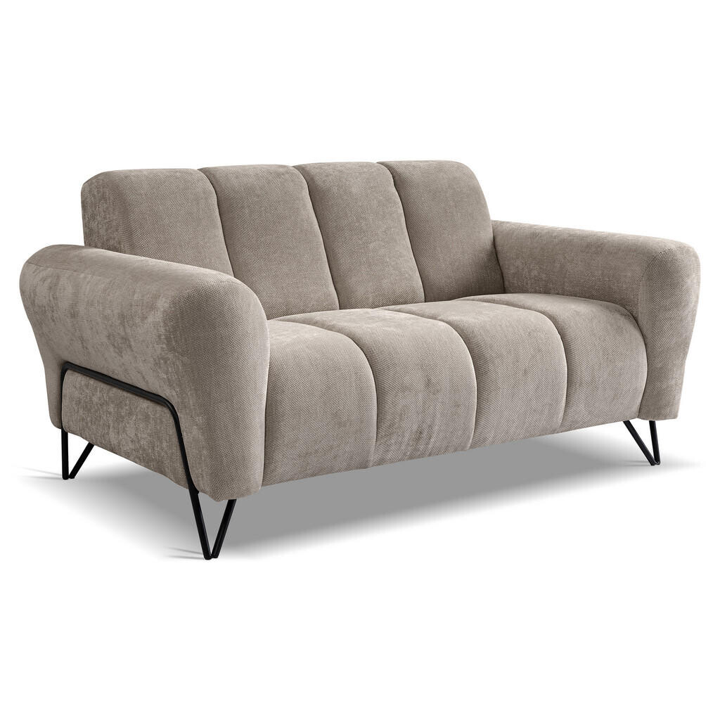 Beautysofa 2MÍSTNÁ pohovka Volare bez funkce spaní, cappuccino
