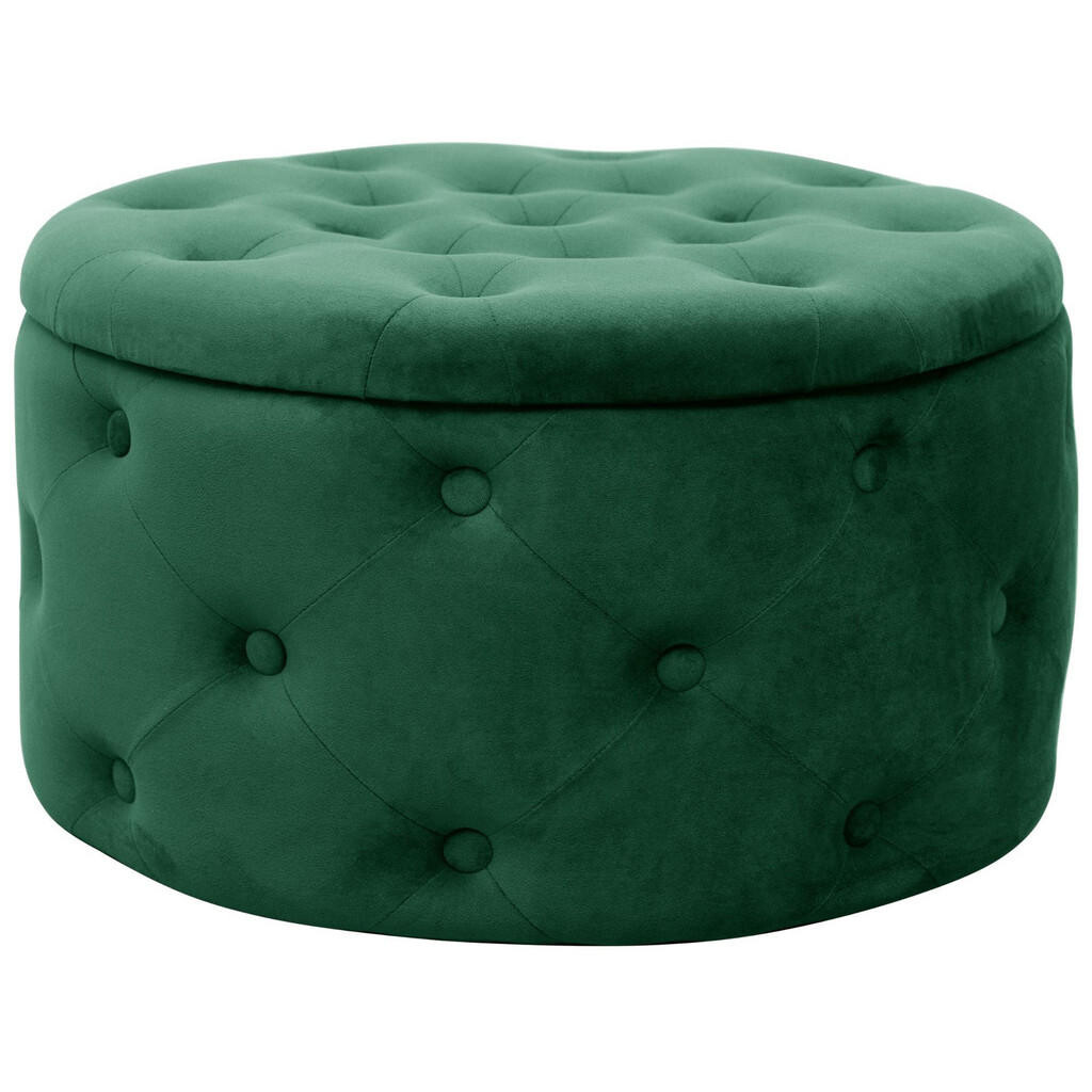 RAUMHIRSCH FURNITURE ČALOUNĚNÁ STOLIČKA Zelená 55/30/55