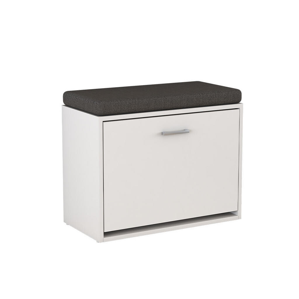 Vicco BOTNÍK S LAVICÍ Georg Bílá 60 x 49.5 cm s policí
