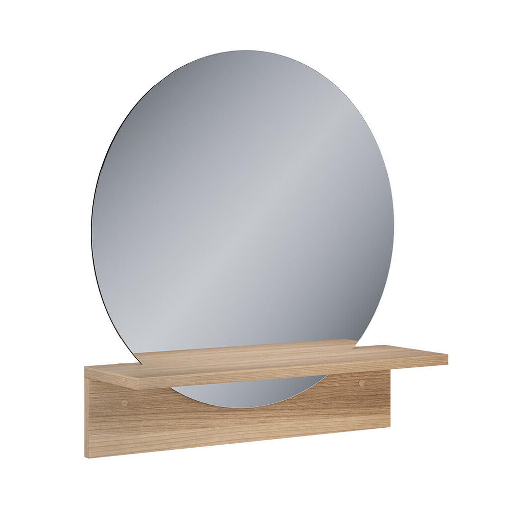 Vicco KOUPELNOVÉ ZRCADLO Elyra Zlatý mocný dub 50 x 54.5 cm s policí