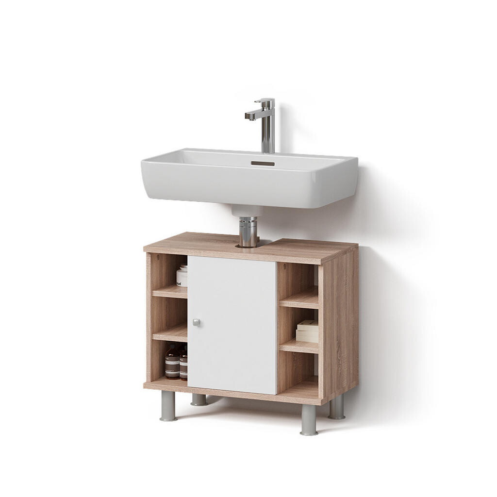 Livinity® ZÁKLADNÍ SKŘÍŇKA POD UMYVADLO Fucino Sonoma 60 x 54 cm