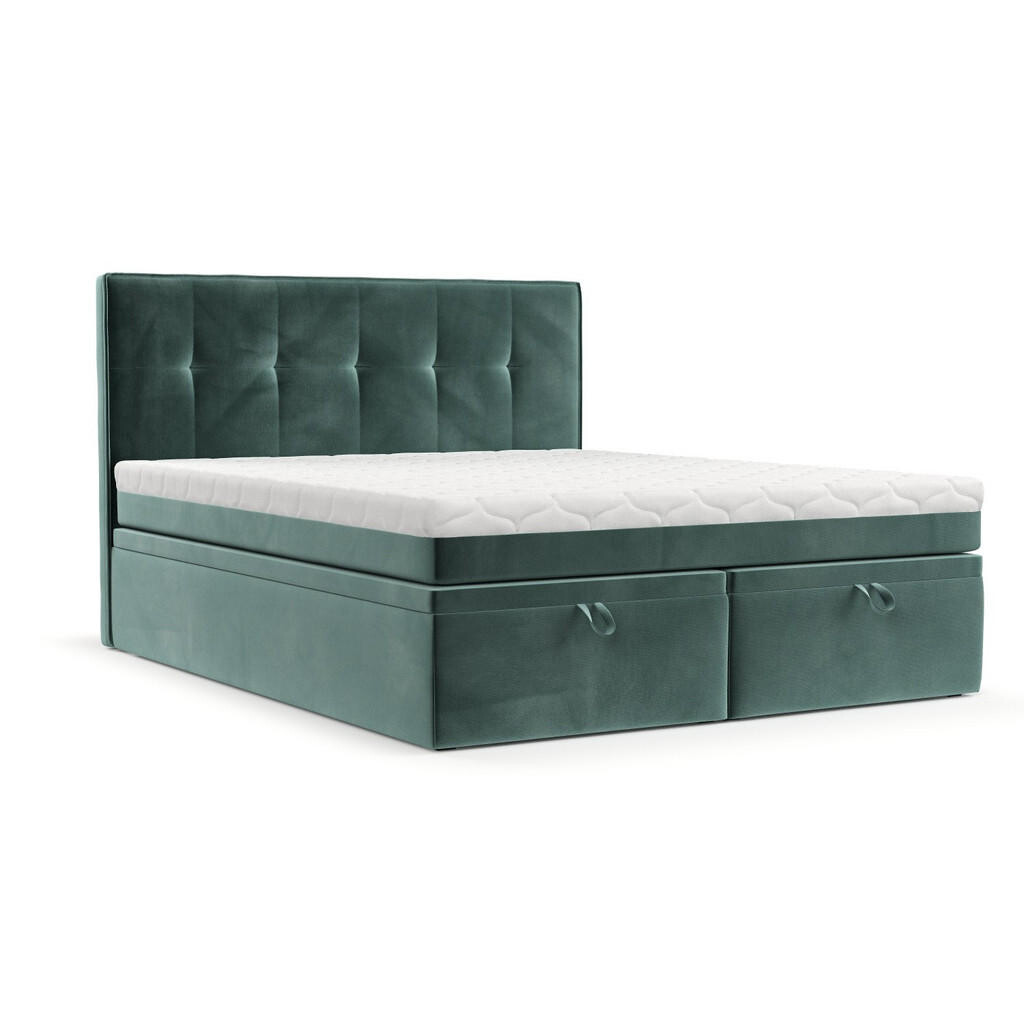 AltaBeds POSTEL BOXSPRING ARIVO 140/200 Tyrkysová