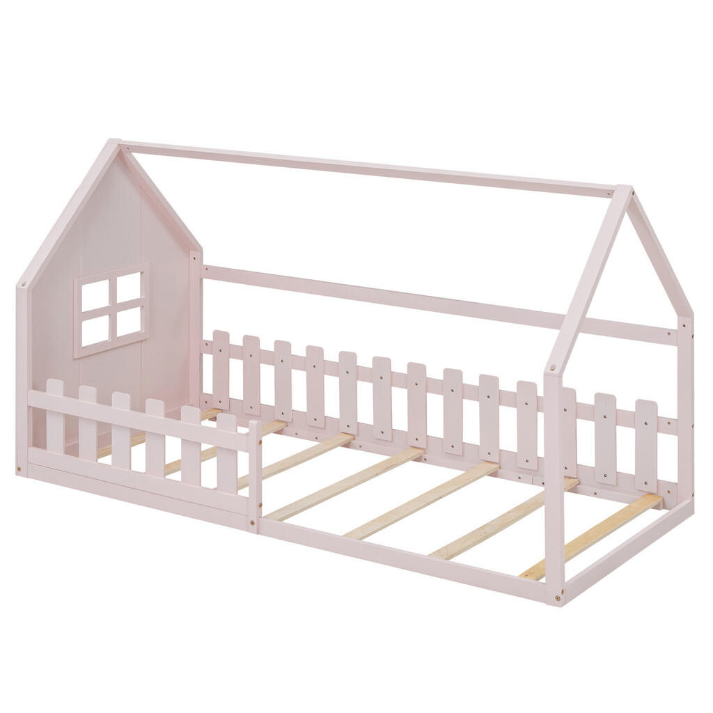 Urban Meuble DĚTSKÁ POSTEL 90x200, dětská postel růžová borovice