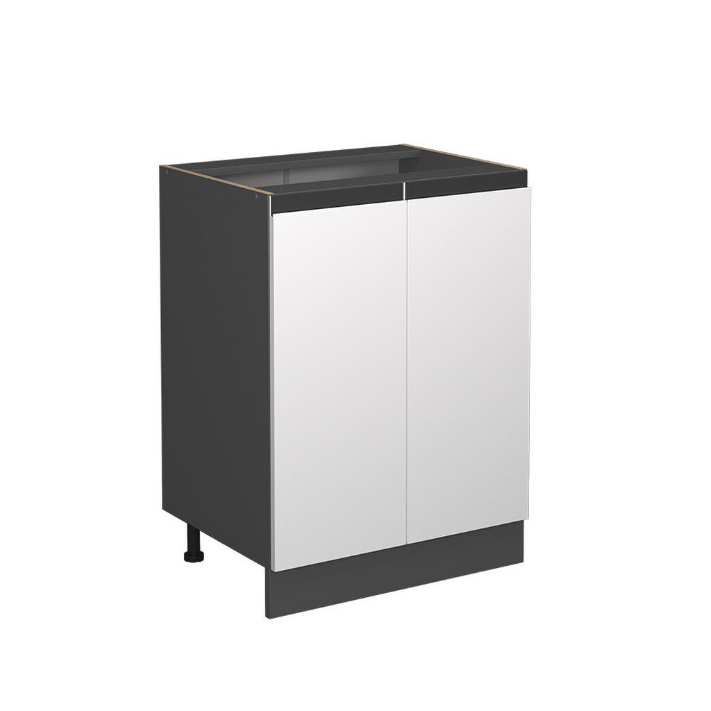 Vicco SPODNÍ SKŘÍŇKA KUCHYŇSKÉ LINKY R-Line Bílá 60 cm Tvar J, bez pracovní desky