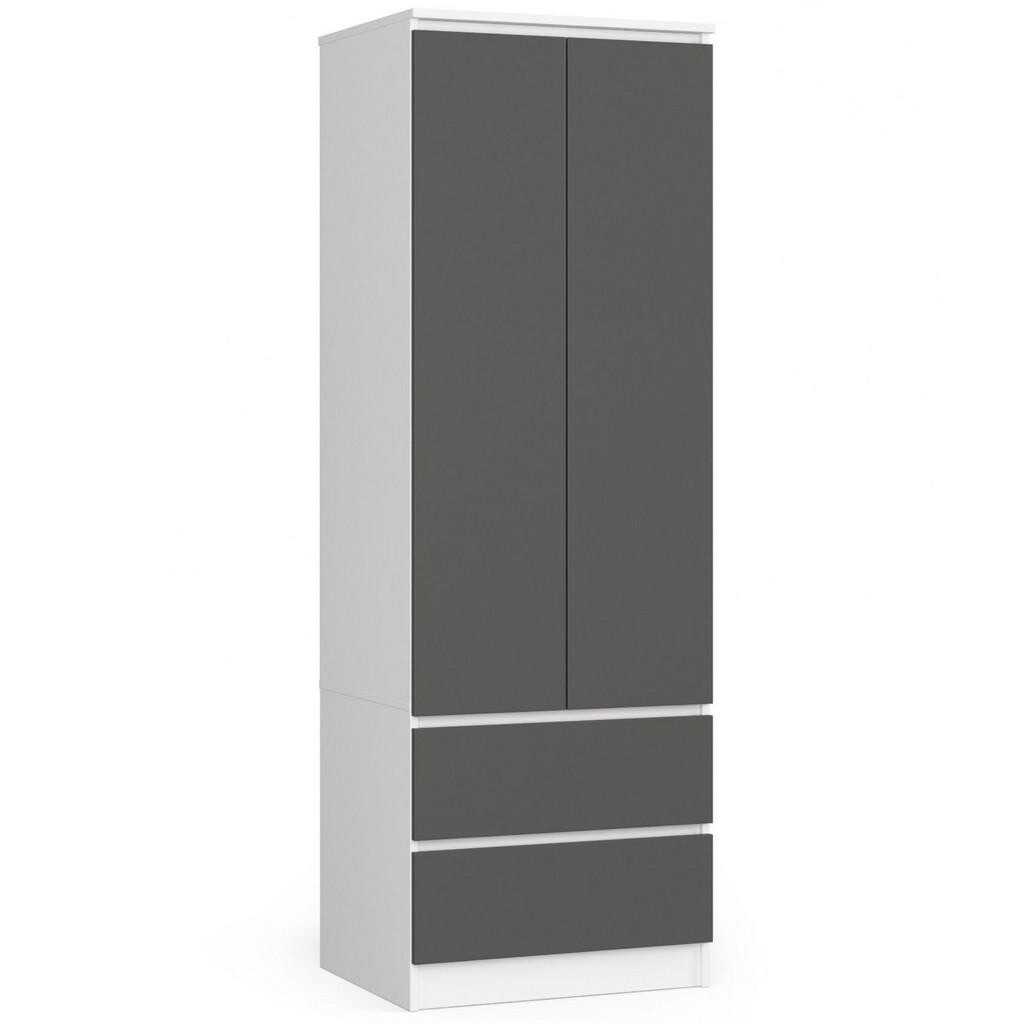 RAUMHIRSCH FURNITURE SKŘÍŇ bílá, grafitově šedá 180/60/51