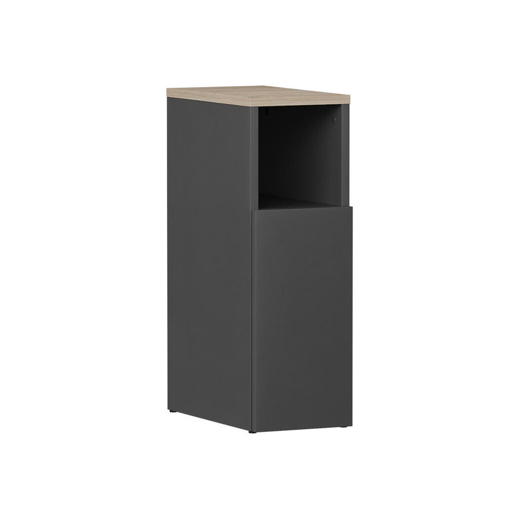 Vicco NOČNÍ STOLEK Enton Anthracite/Sonoma 20 x 59.5 cm s 1 dveřmi