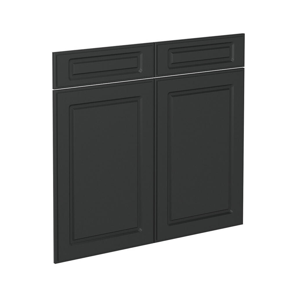 Vicco KUCHYŇSKÁ DVÍŘKA R-Line Antracitový venkovský dům 79.2 x 70.8 cm nábytková čela pro spodní skříňku se zásuvkami