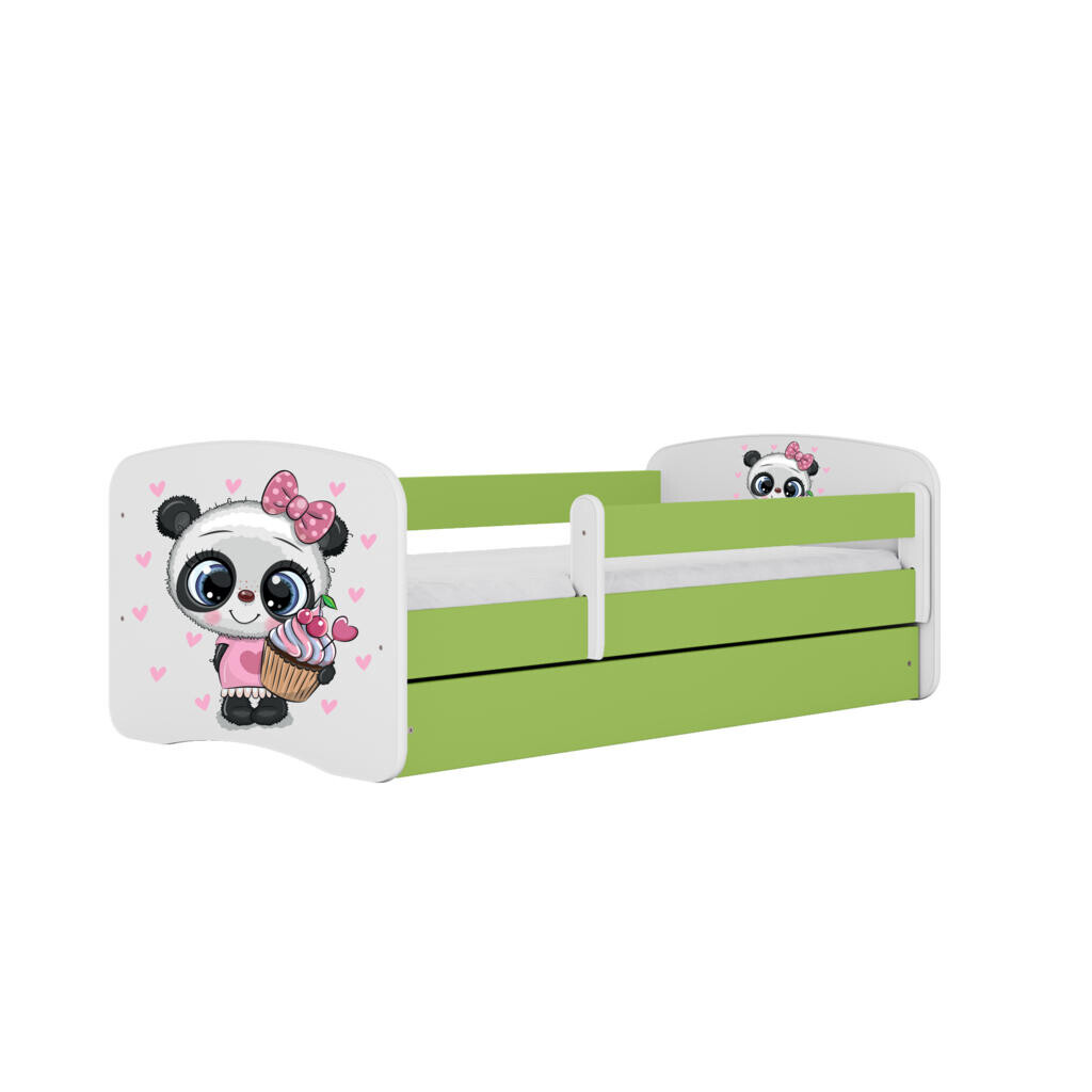 RAUMHIRSCH FURNITURE DĚTSKÁ POSTEL Panda se zásuvkou a matrací 140/70
