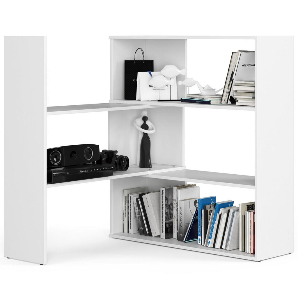 RAUMHIRSCH FURNITURE STOJANOVÁ POLIČKA Bílá 109,3/173,6/30