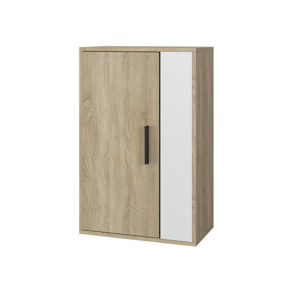 Vicco NÁSTĚNNÁ SKŘÍŇKA Berno Sonoma/bílá 50.1 x 78.4 cm se 2 přihrádkami